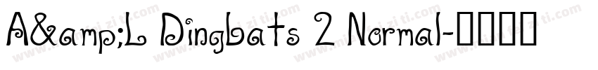 A&L Dingbats 2 Normal字体转换